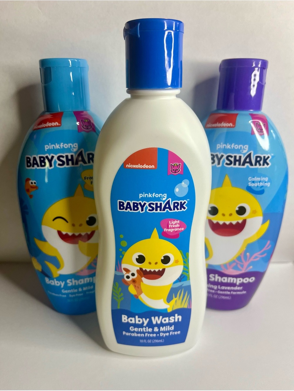 Nickelodeon Baby Shark Baby Wash - Blue & White